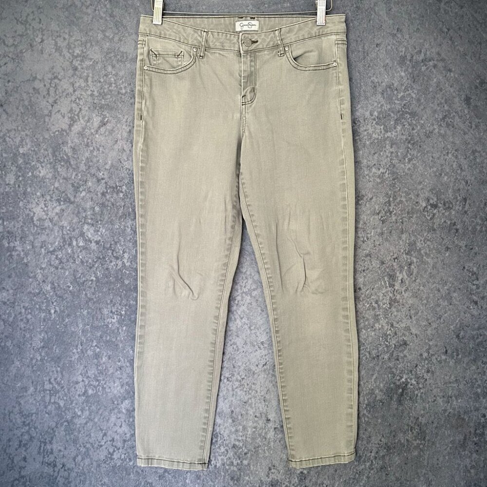 Jessica Simpson Sage Rolled Crop Skinny Jeans 10/30